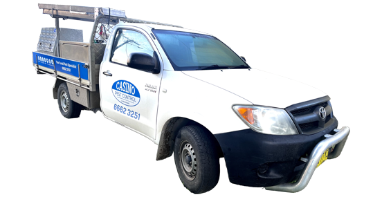 casino-pest-control-ute our exterminator vehicle